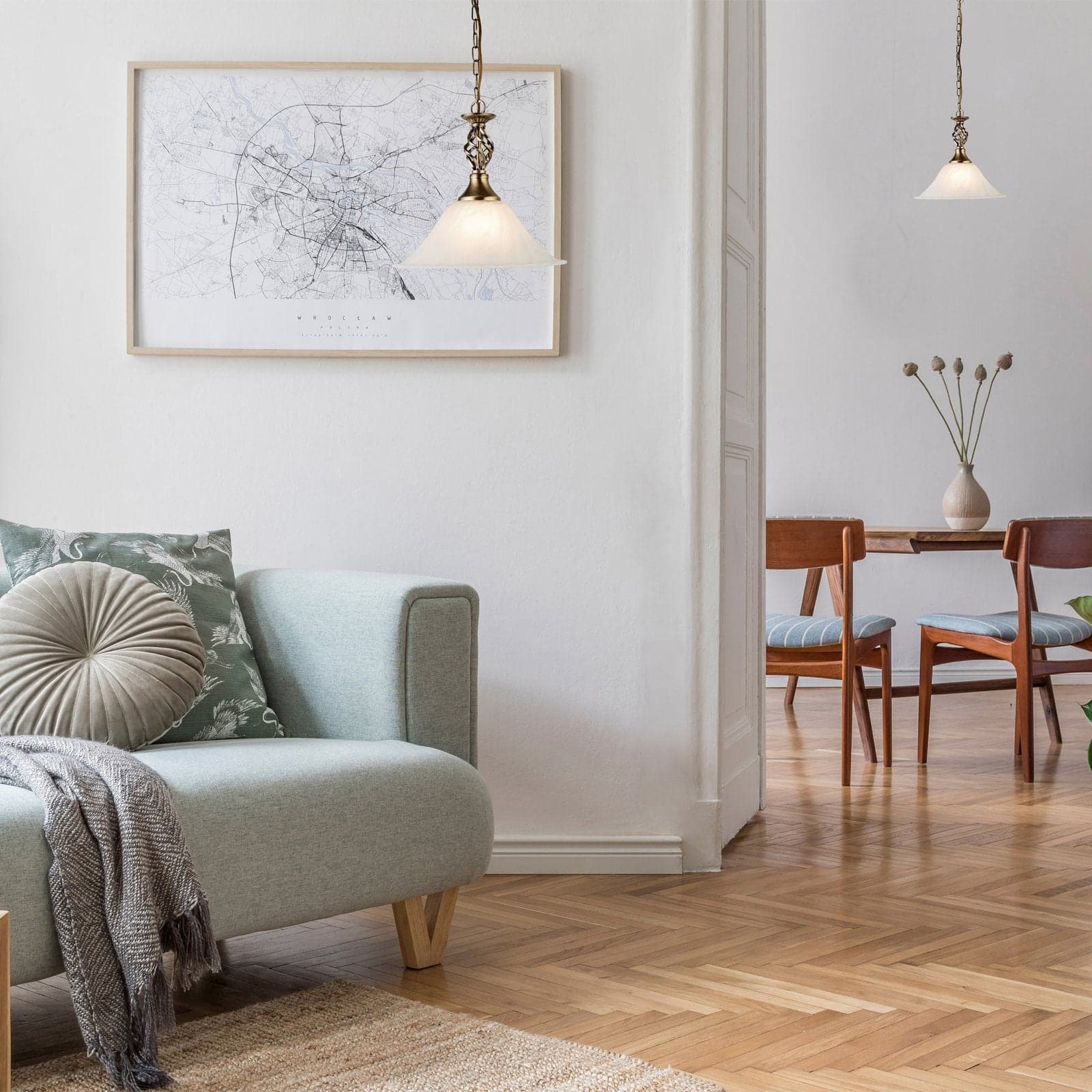 Lampadario Contemporaneo Camerun Acciaio Ottone Vetro 1 Luce E27 in Lampade a sospensione LuceArt - Montecorvino Pugliano, commercioVirtuoso.it
