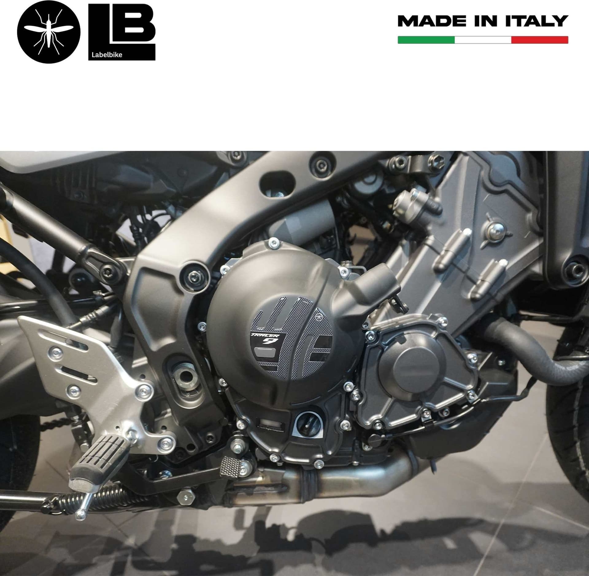 Adesivi Gel 3D Protezioni carter moto compatibili con Yamaha Tracer 9 2021-2024 in Decalcomanie adesivi e magneti LabelBike - Bibbiano, commercioVirtuoso.it