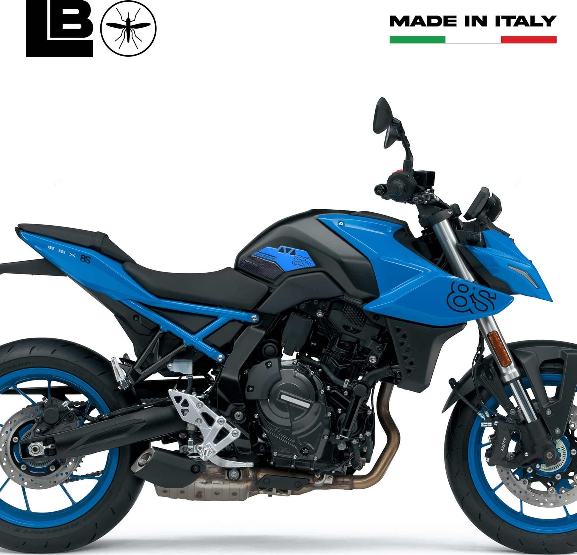 Adesivi Gel 3D Protezioni Laterali serbatoio moto compatibili con Suzuki GSX-8S in Decalcomanie adesivi e magneti LabelBike - Bibbiano, commercioVirtuoso.it