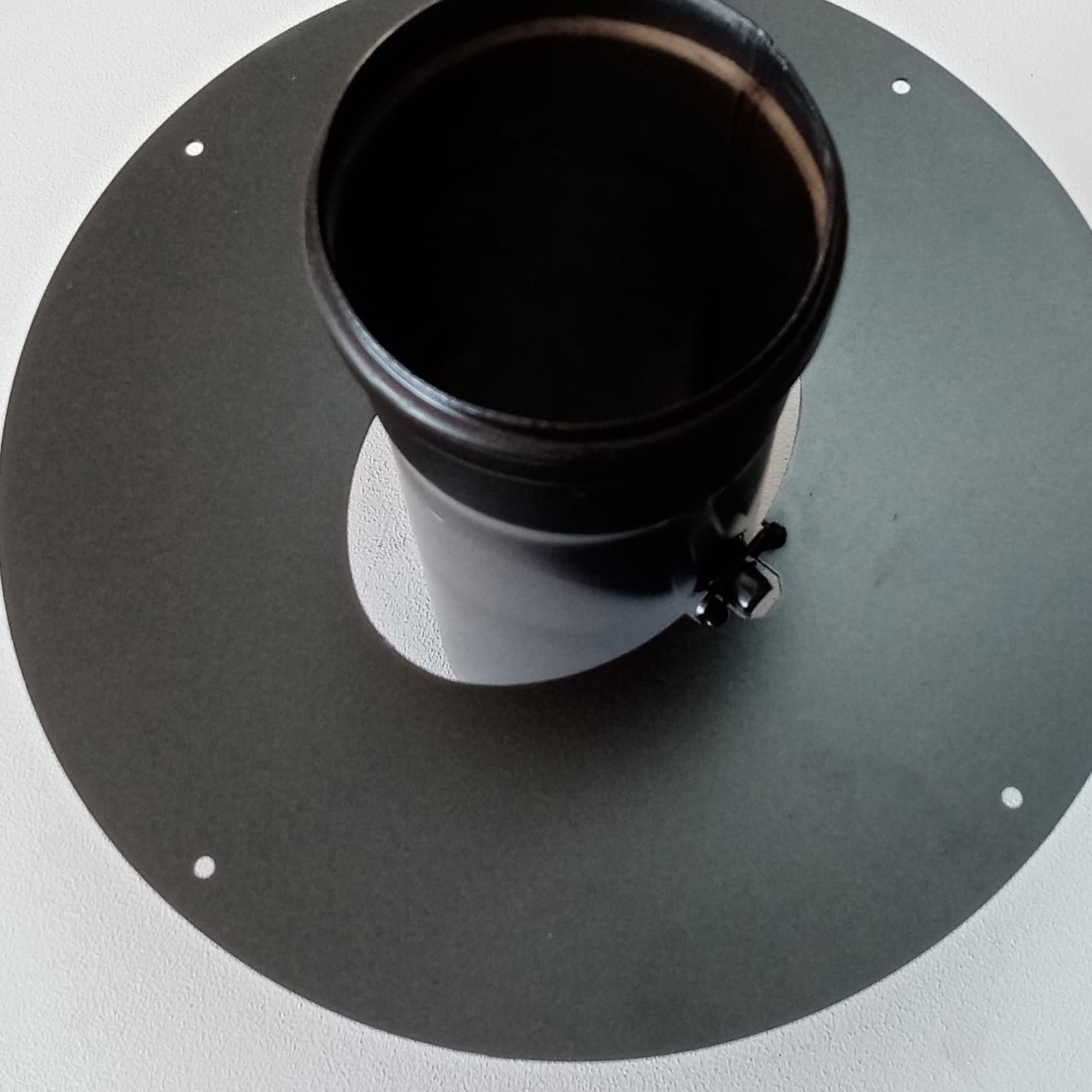 Rosone MF da 100mm con flangia inclinabile da 0 a 45 gradi per serie pellet in Tubi di scarico Aloiserw.com - Altomonte, commercioVirtuoso.it