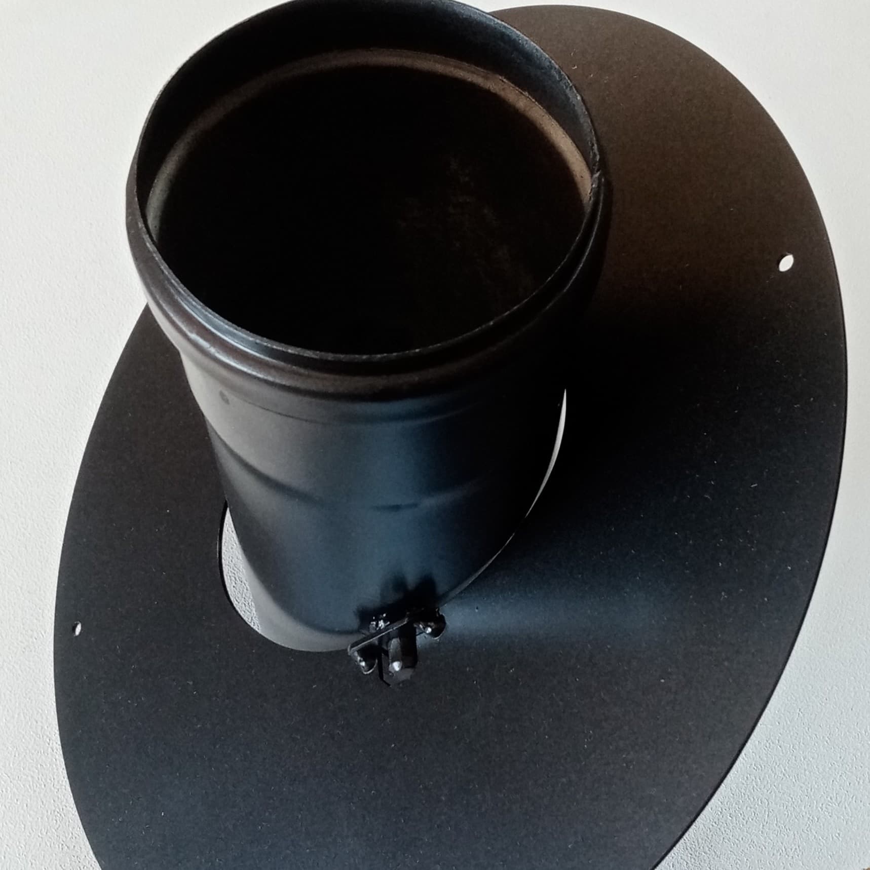 Rosone MF da 100mm con flangia inclinabile da 0 a 45 gradi per serie pellet in Tubi di scarico Aloiserw.com - Altomonte, commercioVirtuoso.it