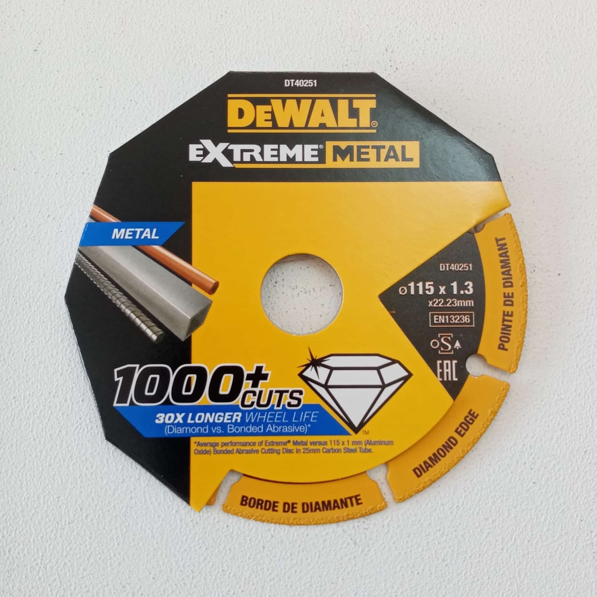 DeWalt Extreme Metal 115x1,3mm disco diamantato multimateriale in Dischi diamantati Aloiserw.com - Altomonte, commercioVirtuoso.it