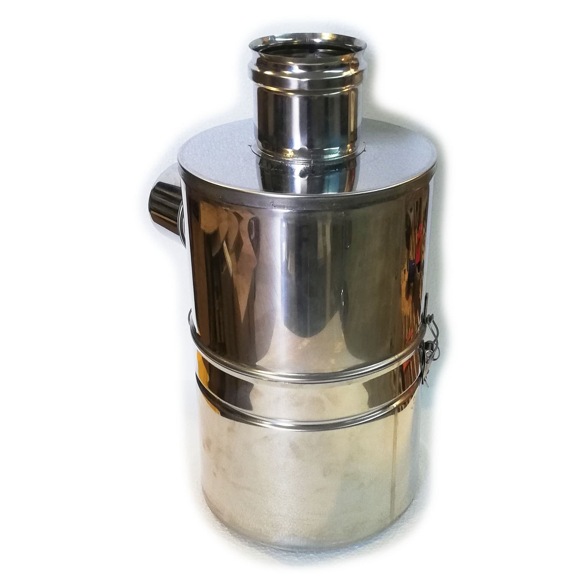 Abbattitore inox da 80mm per la fuliggine di stufe e caldaie a pellet in Tubi di scarico Aloiserw.com - Altomonte, commercioVirtuoso.it