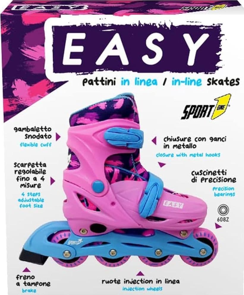 Pattini Easy Rosa - Sportone in prodotto Centro Bimbo - Siderno, commercioVirtuoso.it