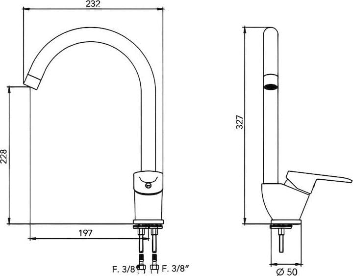 Miscelatore per lavello completo in Rubinetti per lavelli da cucina BagnoClic.it - Pregnana Milanese, commercioVirtuoso.it