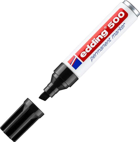 Marcatore Edding 500 Nero P.Scalpello
