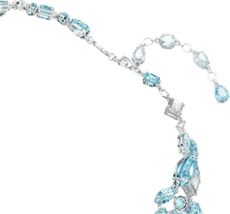 Swarovski - Collana Gema Taglio misto, Blu, Placcato rodio in Collane Alba Gioielli - Casoria, commercioVirtuoso.it