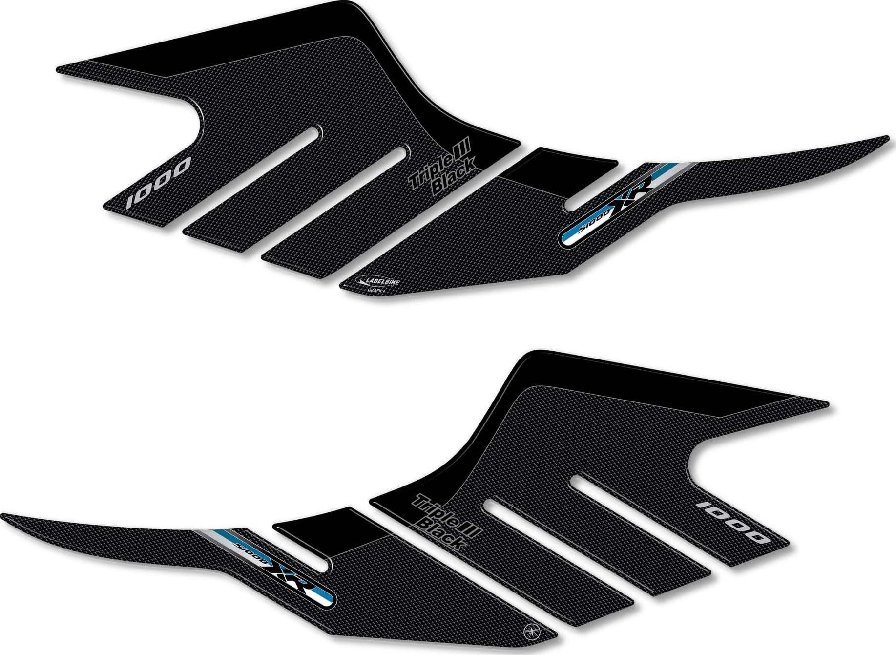Adesivi laterali serbatoio moto compatibili con BMW S1000XR Triple Black 2020-23 in Decalcomanie adesivi e magneti LabelBike - Bibbiano, commercioVirtuoso.it