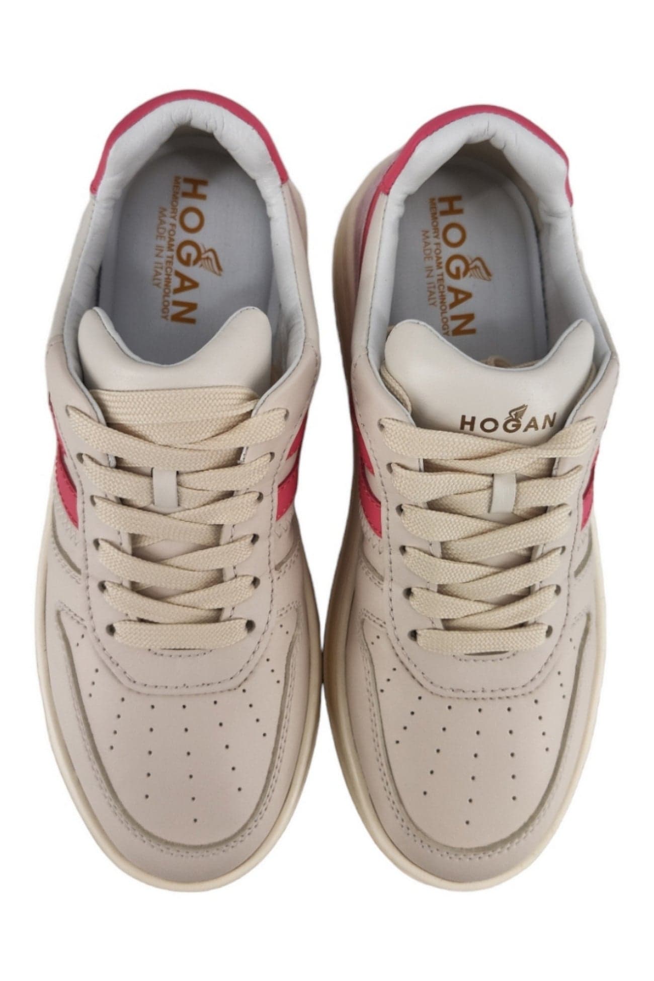 Hogan Sneakers Avorio/fucsia da donna in Sneaker casual Drestige - Casamassima, commercioVirtuoso.it