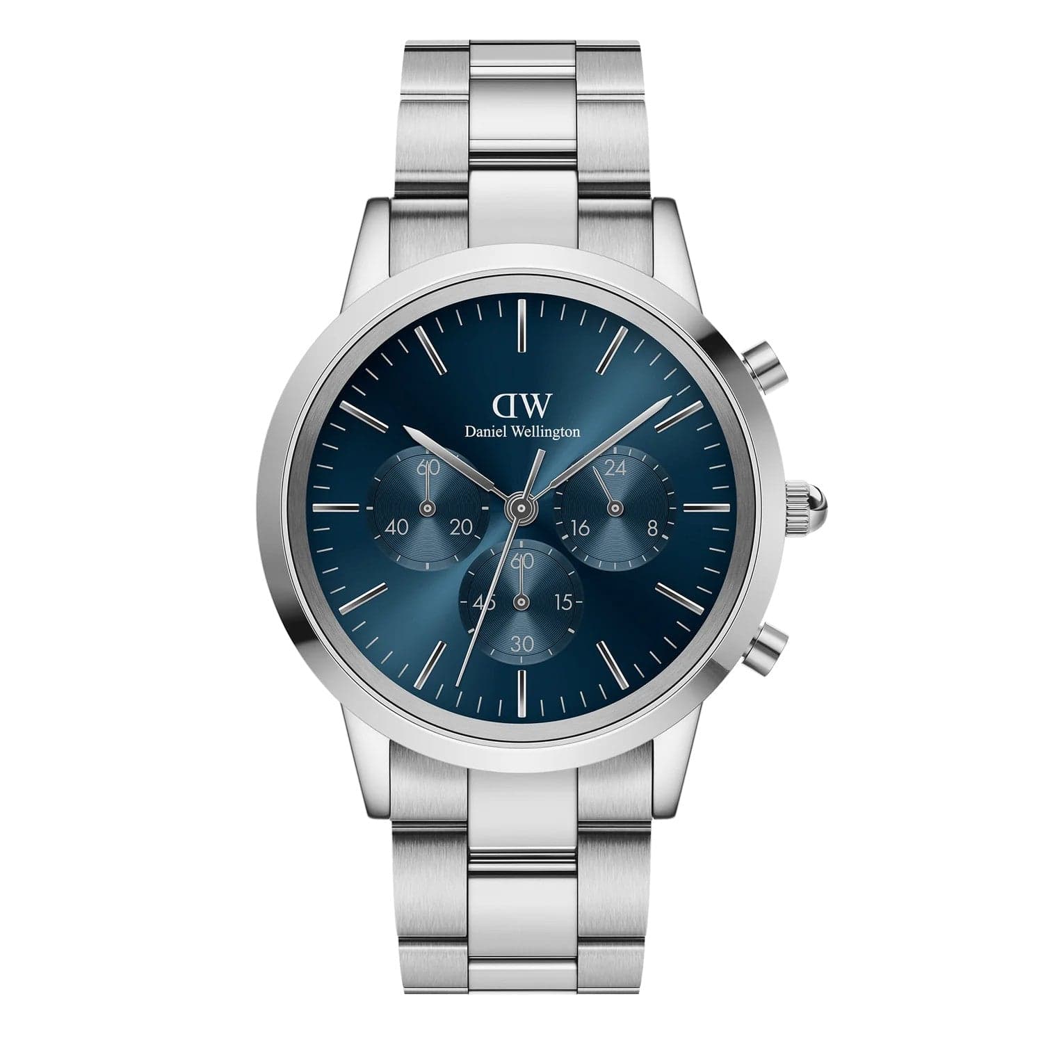 Daniel Wellington - ICONIC CHRONOGRAPH LINK ARCTIC in Orologi da polso Alba Gioielli - Casoria, commercioVirtuoso.it