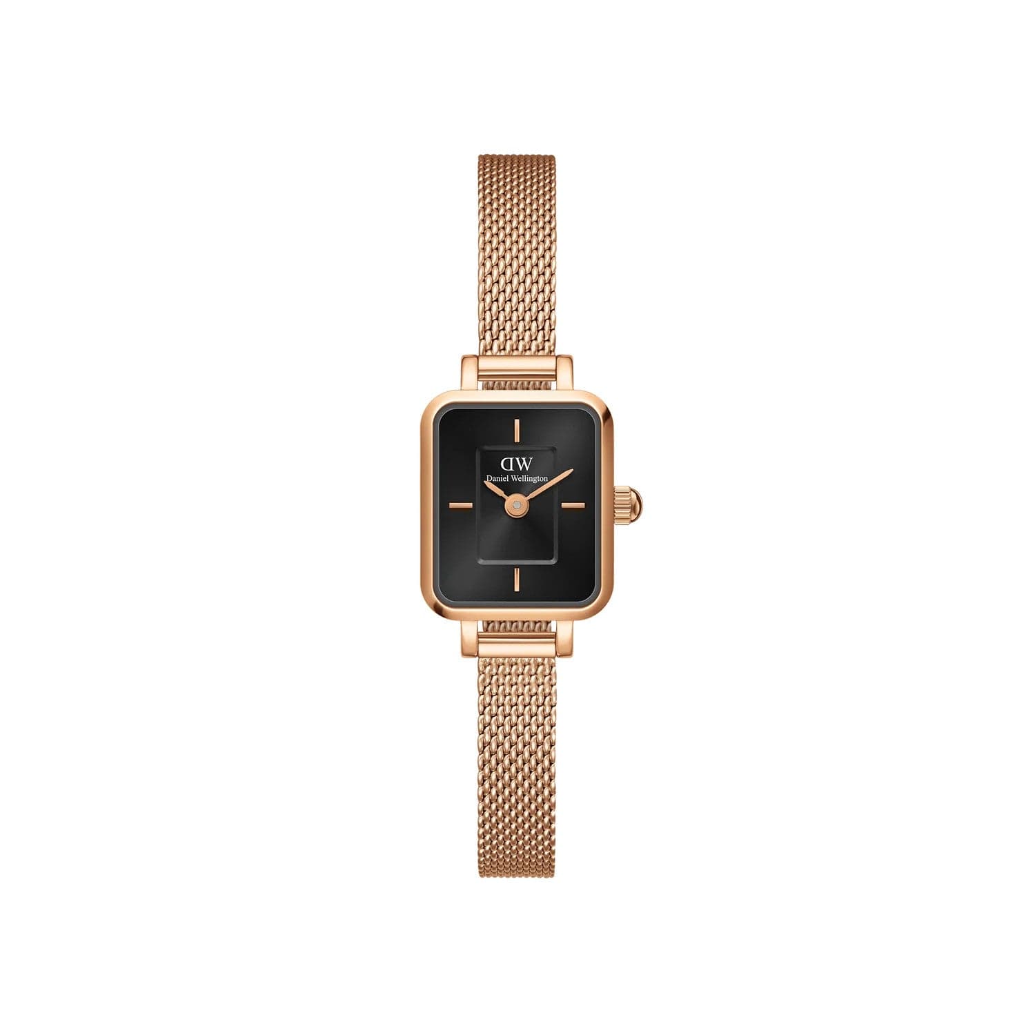 Daniel Wellington - QUADRO MINI MELROSE ROSE GOLD ONYX