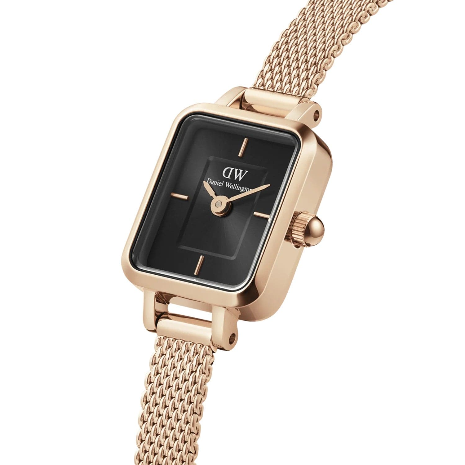 Daniel Wellington - QUADRO MINI MELROSE ROSE GOLD ONYX in Orologi da polso Alba Gioielli - Casoria, commercioVirtuoso.it