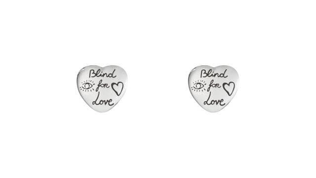 Gucci - Orecchini Gucci  "Blind for Love" in argento