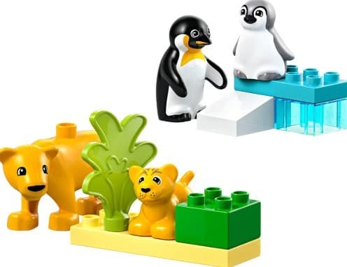 LEGO 10442 - Famiglie Di Animali: Pinguini E Leoni in Set di costruzioni Centro Bimbo - Siderno, commercioVirtuoso.it