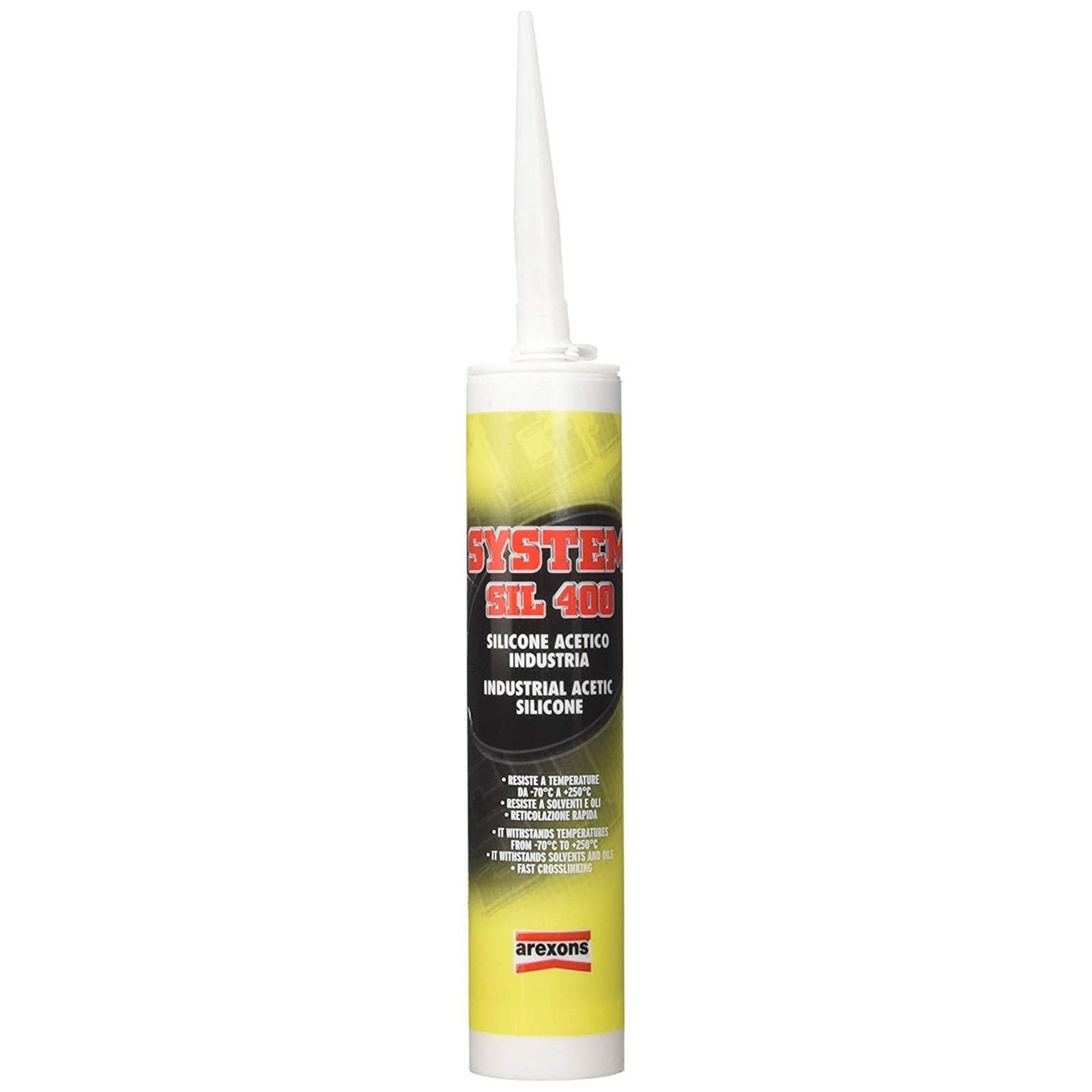 Silicone acetico alta temperatura nero camino caminetto barbecue