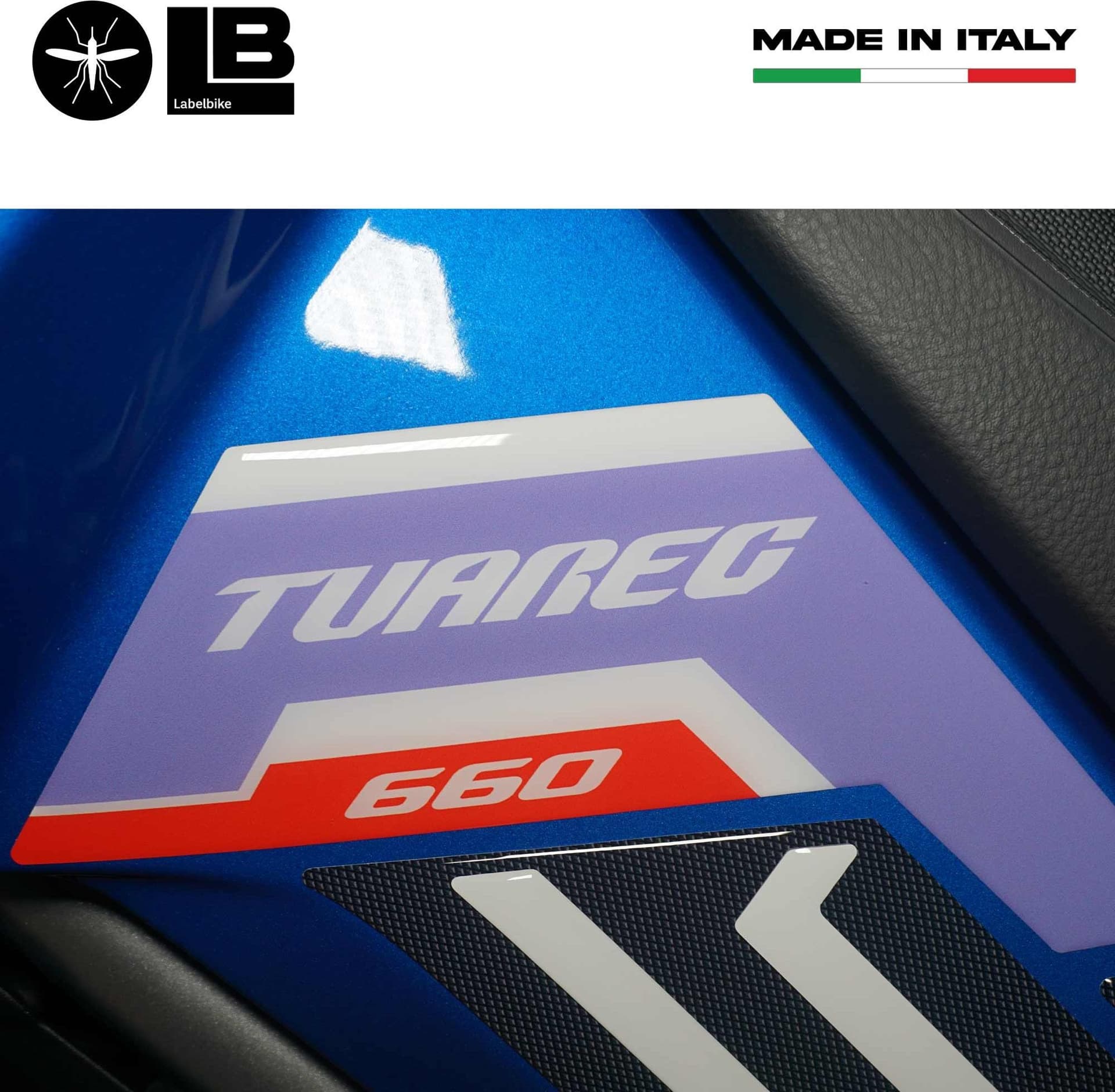 Adesivi Protezioni Laterali serbatoio compatibili con Aprilia Tuareg Tagelmust in Decalcomanie adesivi e magneti LabelBike - Bibbiano, commercioVirtuoso.it