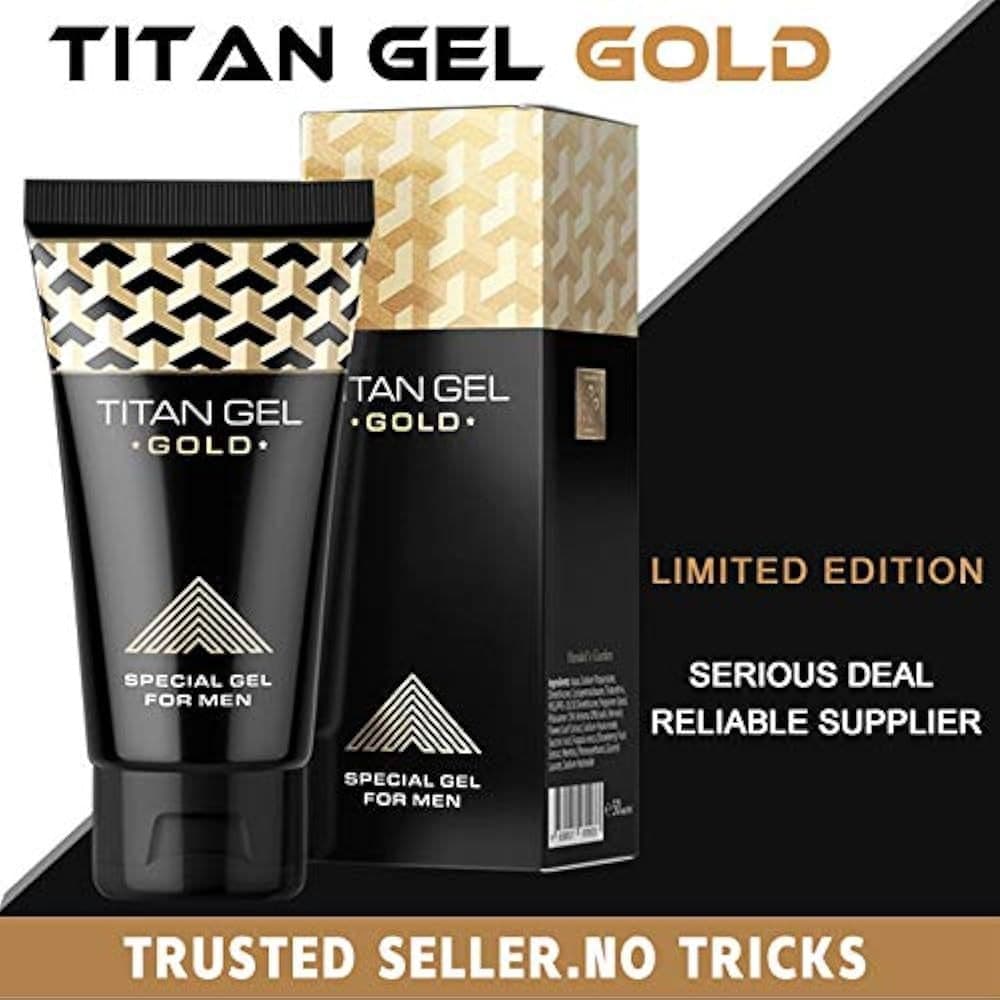 Titan Gel GOLD originale limited edition effetto più forte per l'ingrandimento del pene 50 ml in Lubrificanti e gel stimolanti Kondorama - Martinsicuro, commercioVirtuoso.it