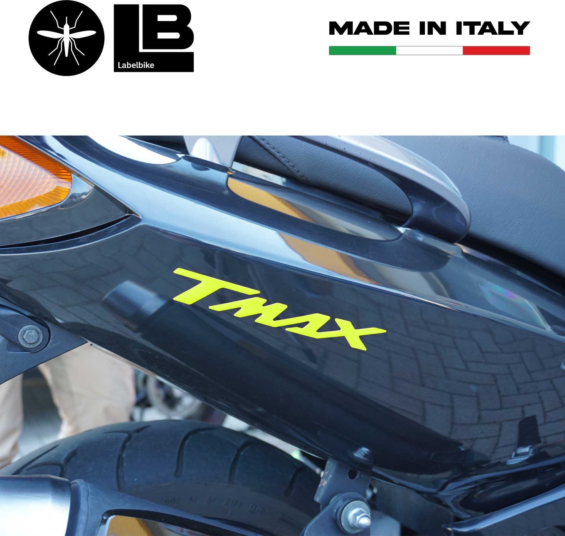 adesivi resina 3D Scritte tmax scooter compatibili con Yamaha T-Max 500-530-560 in Decalcomanie adesivi e magneti LabelBike - Bibbiano, commercioVirtuoso.it