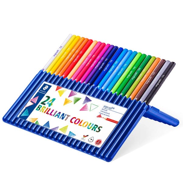 Astuccio 24 Matite Colorate Ergo Soft Staedtler