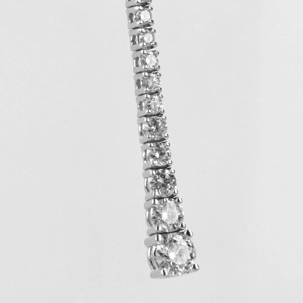 Namuri - Pendente Degradè In Oro Bianco 18K E Diamanti in Collane Alba Gioielli - Casoria, commercioVirtuoso.it