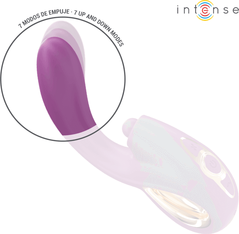INTENSE - LALI VIBRATORE MULTIFUNZIONE PUNTO G TAPPING & THRUST & VIBRATION VIOLA in prodotto Desideria Shop - Latina, commercioVirtuoso.it