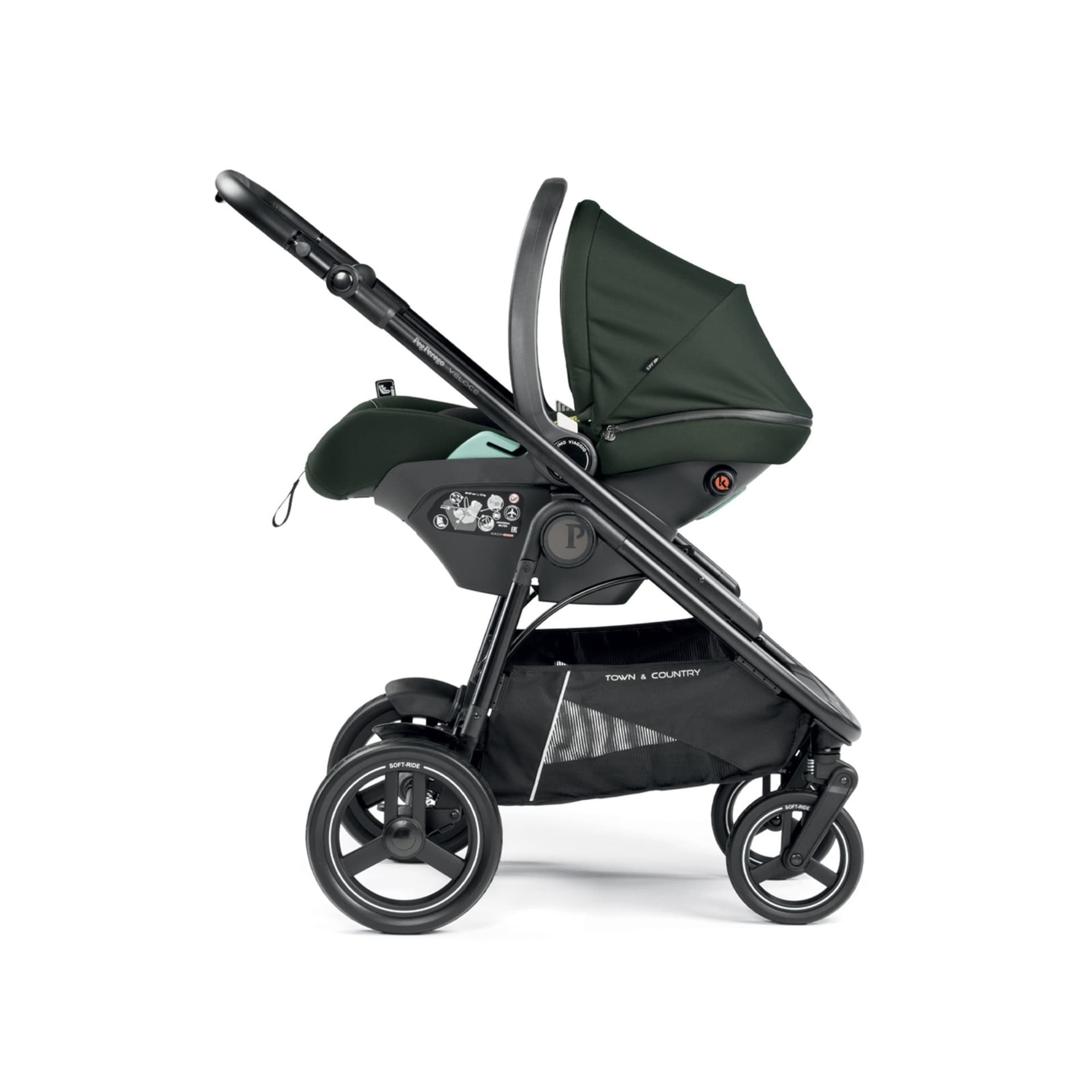 Peg Perego - Trio Veloce Belvedere Green con Ovetto SLK e Stand By Me 2025 in Sistemi modulari Centro Bimbo - Siderno, commercioVirtuoso.it