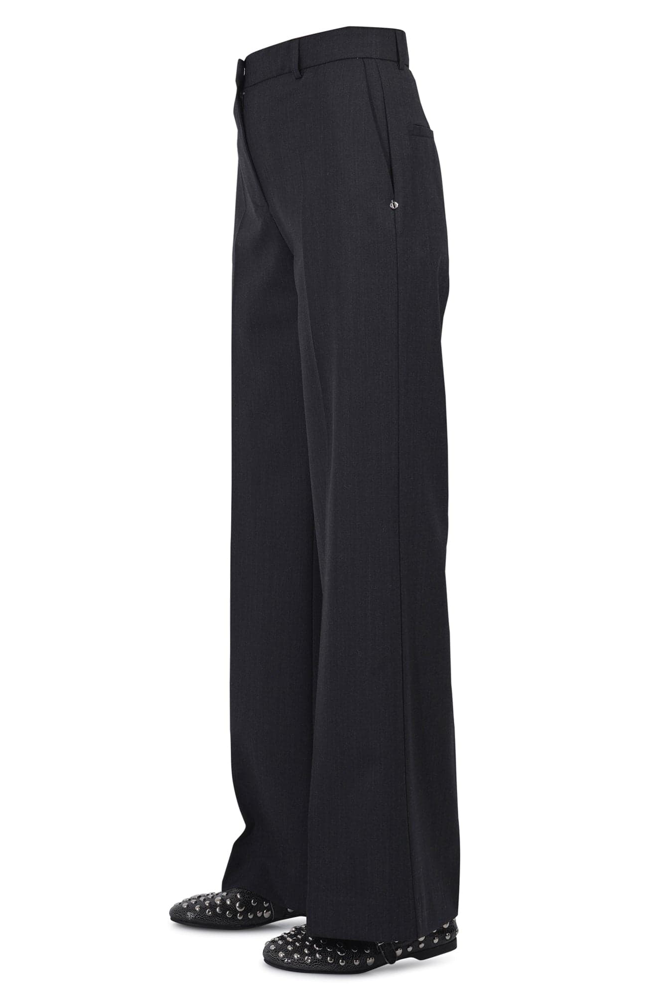 OTTOD'AME Ottod'ame - Pantalone - 461146 - Antracite da donna in Pantaloni Drestige - Casamassima, commercioVirtuoso.it