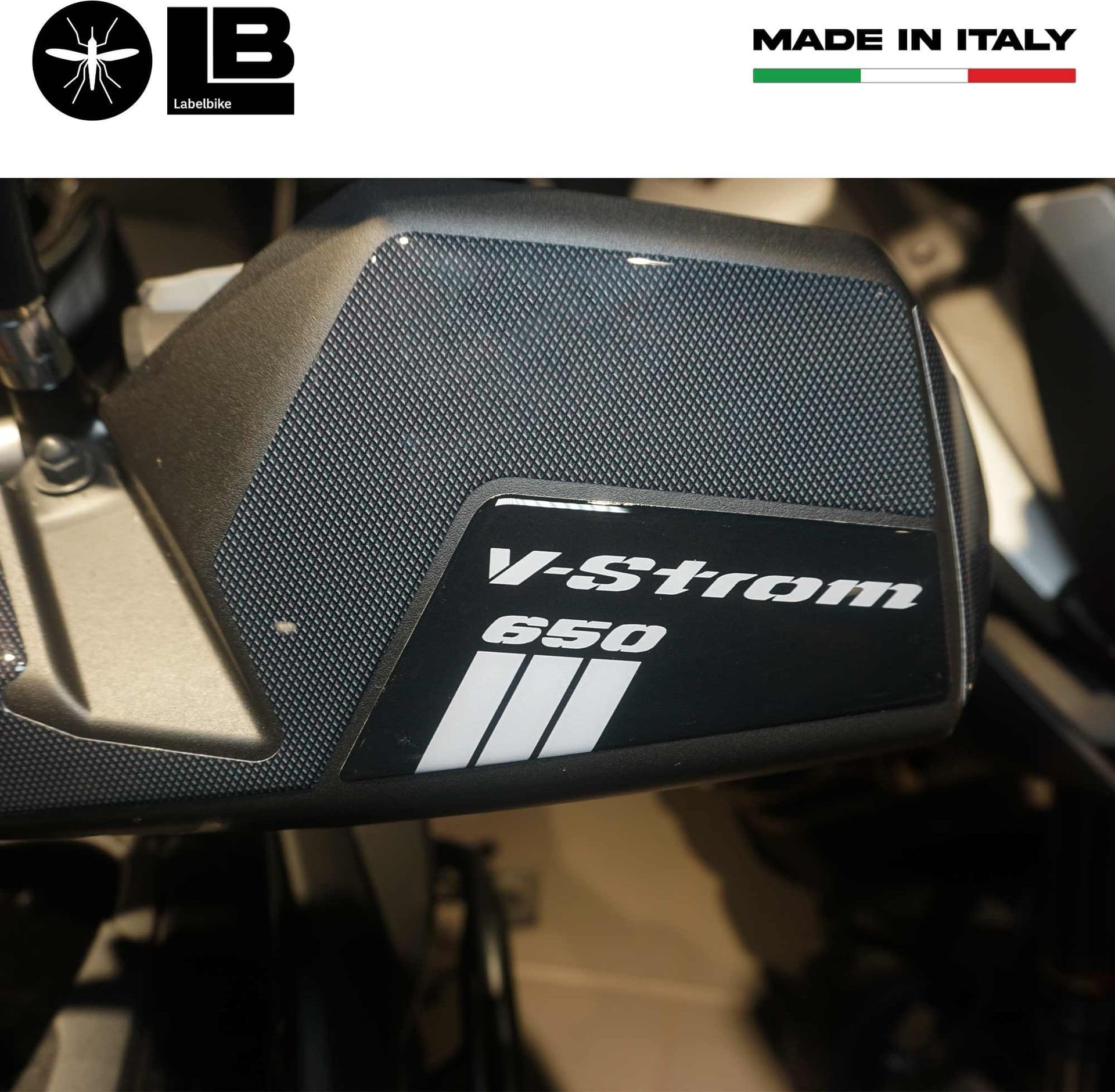 Adesivi 3D Protezioni Paramani moto compatibile con Suzuki V-Strom 650 2017-2022 in Decalcomanie adesivi e magneti LabelBike - Bibbiano, commercioVirtuoso.it
