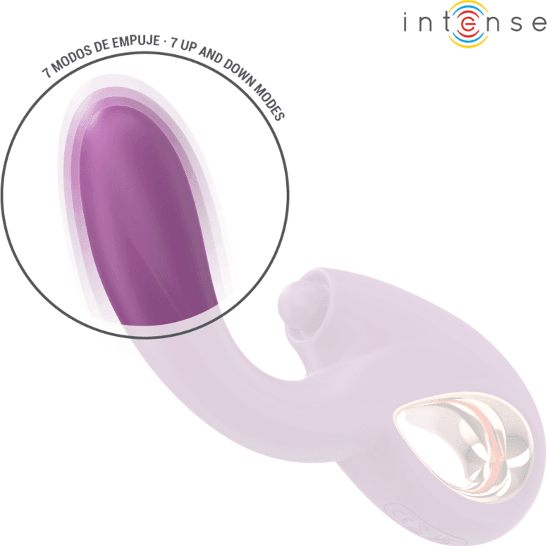 INTENSE - LALI VIBRATORE MULTIFUNZIONE PUNTO G TAPPING & THRUST & VIBRATION VIOLA in prodotto Desideria Shop - Latina, commercioVirtuoso.it