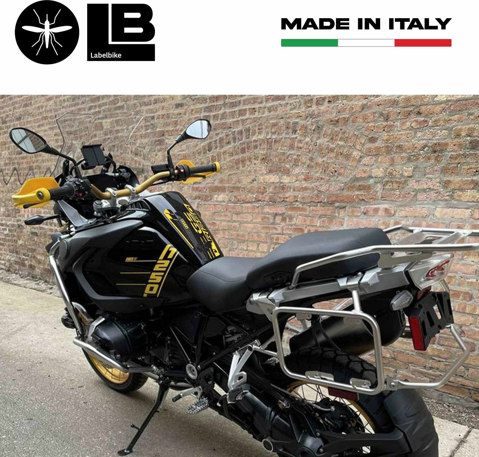 Adesivo 3D Paraserbatoio compatibile con moto BMW R 1250 GS Adv 40th Anniversary in Decalcomanie adesivi e magneti LabelBike - Bibbiano, commercioVirtuoso.it