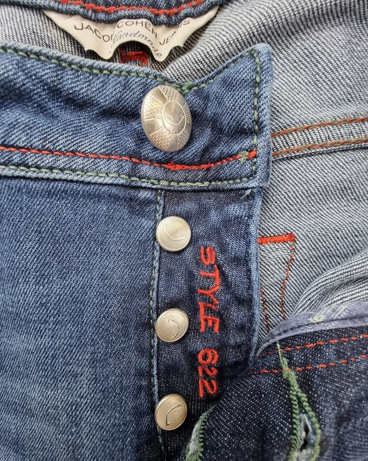 Jeans uomo Jacob Cohen - 5 tasche PW622 Comf in Jeans Couture - Sestu, commercioVirtuoso.it