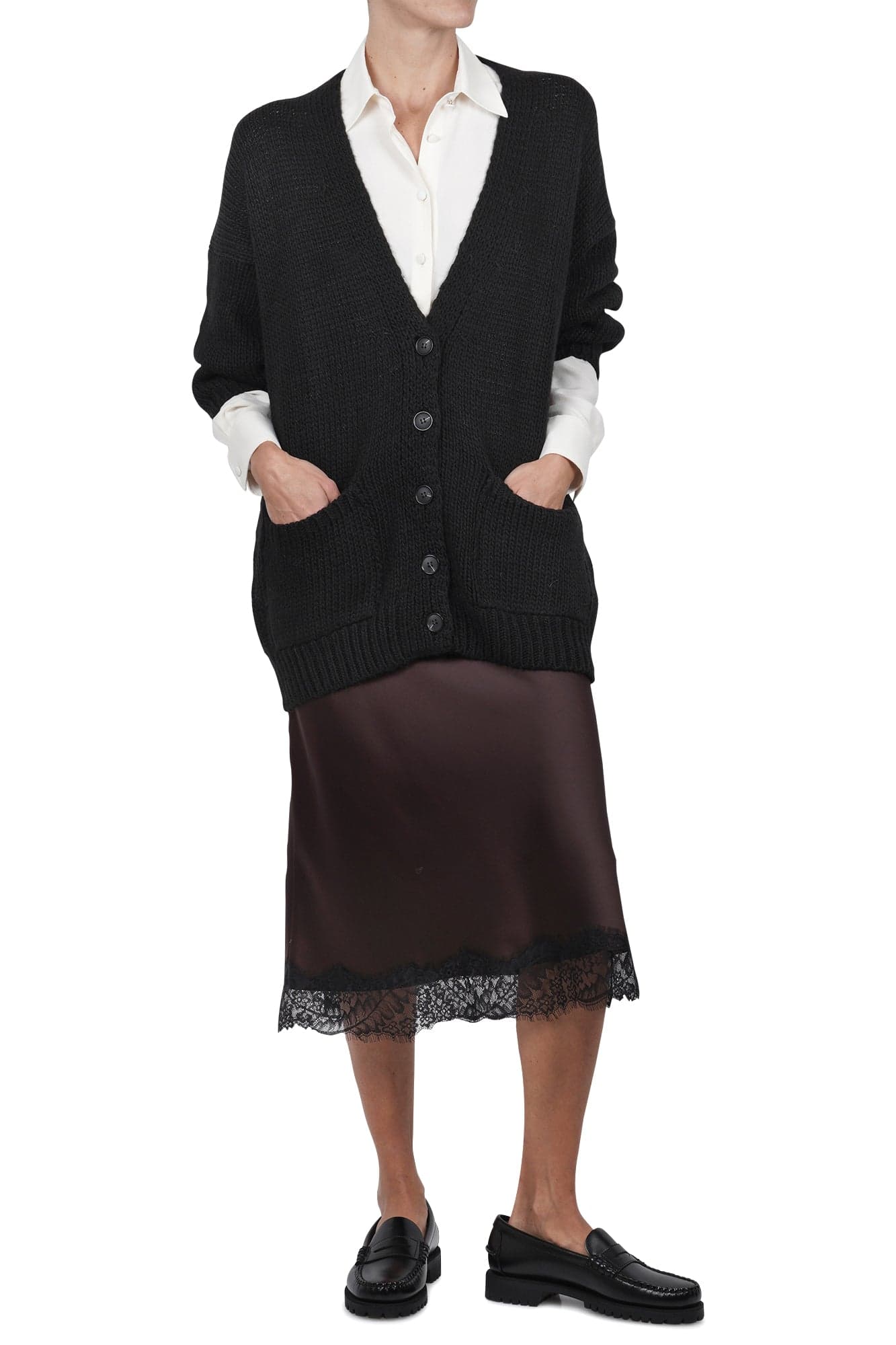 LA FEMME BLANCHE La Femme Blanche - Maglia - 461455 - Nero da donna in Bluse e camicie Drestige - Casamassima, commercioVirtuoso.it