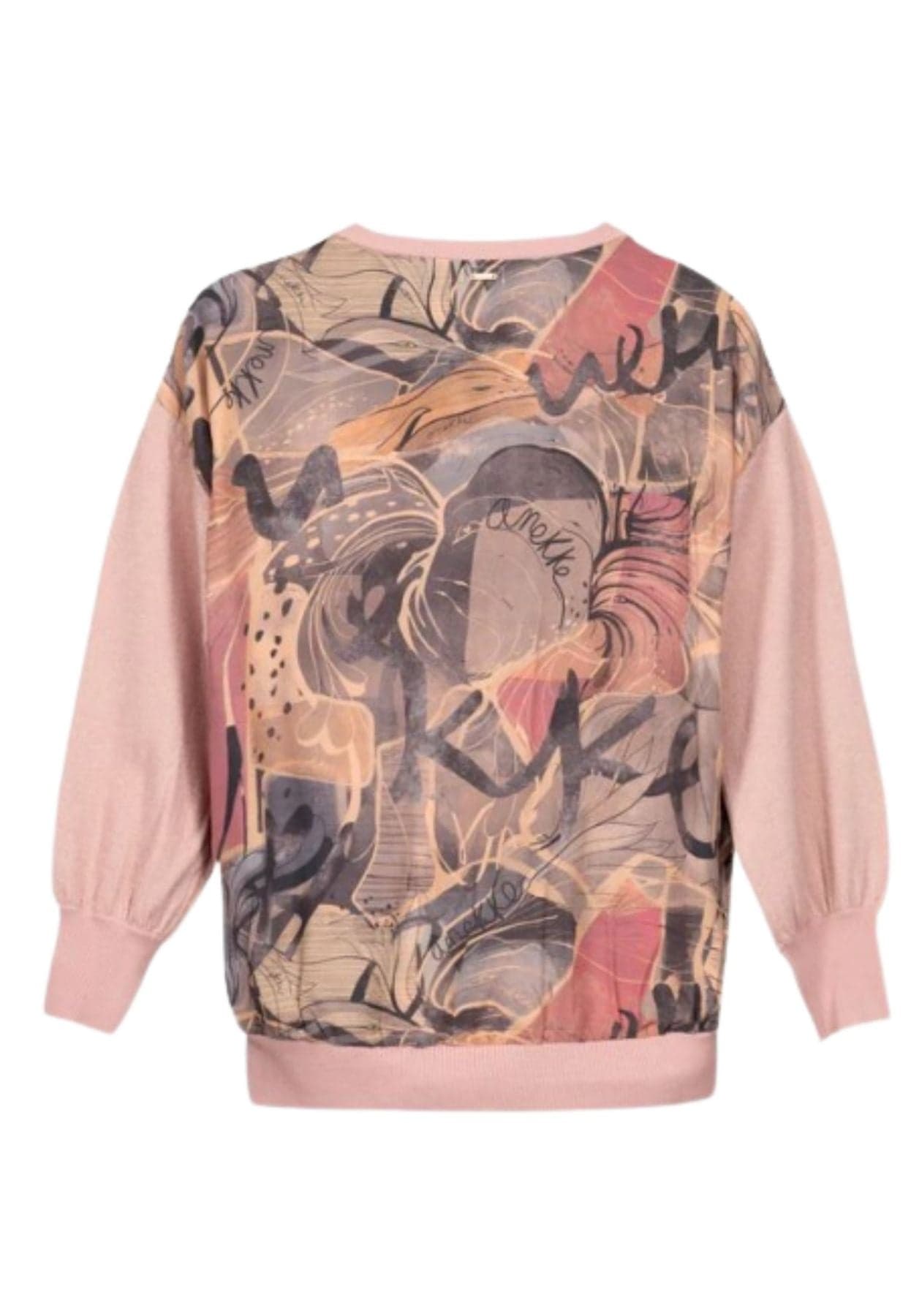 Anekke MAGLIONE Pink sweater with printed back da donna in Maglioni Drestige - Casamassima, commercioVirtuoso.it