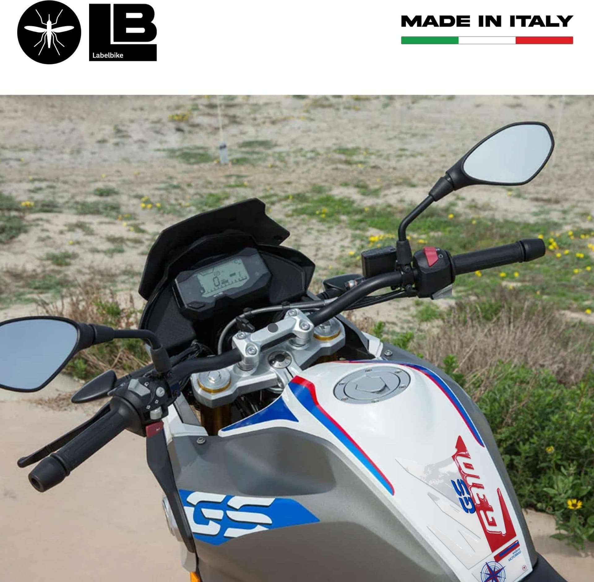 Adesivo 3D Paraserbatoio moto compatibile con BMW G 310 GS Sport 2017-2023 in Decalcomanie adesivi e magneti LabelBike - Bibbiano, commercioVirtuoso.it