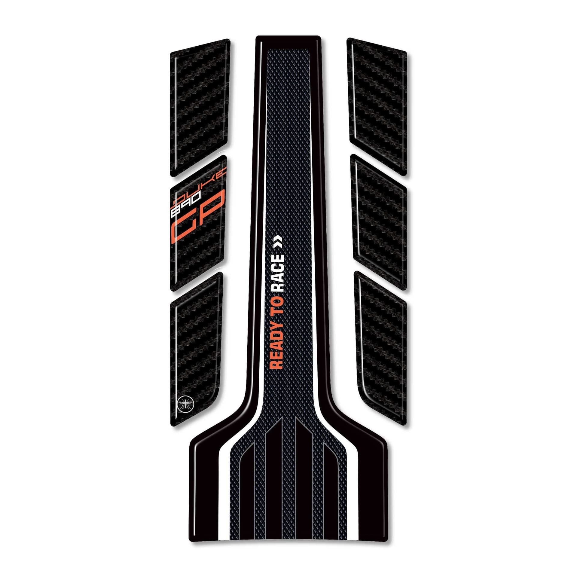 Adesivo 3D Paraserbatoio Moto compatibile con Ktm Duke 890 GP 2022-2023 bianco in Decalcomanie adesivi e magneti LabelBike - Bibbiano, commercioVirtuoso.it