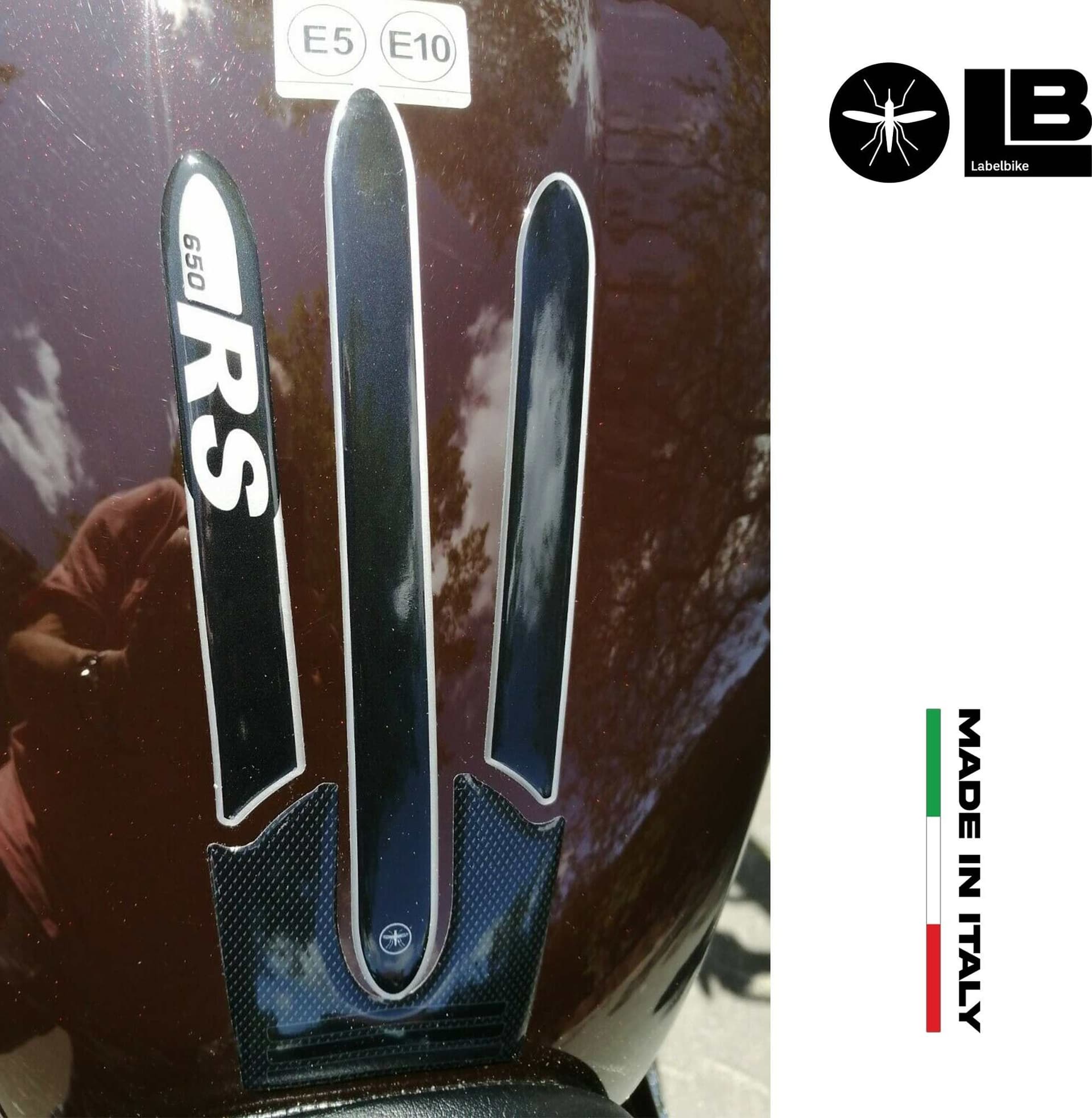 Adesivo 3D Paraserbatoio Proteggi Serbatoio Moto compatibile con Kawasaki Z650RS in Decalcomanie adesivi e magneti LabelBike - Bibbiano, commercioVirtuoso.it