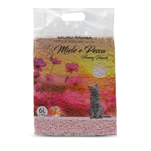 Bagno Natura Lettiera Naturale Miele e Pesca 2,4kg - 2