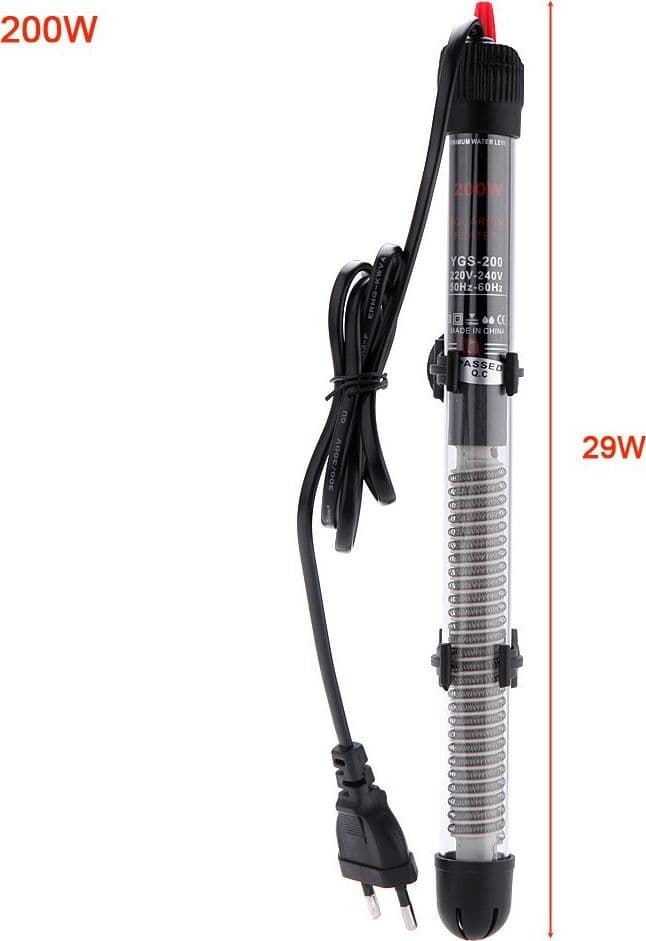 RISCALDATORE TERMOSTATO PER DA ACQUARIO REGOLATORE TEMPERATURA 25-50-75-150-200W in Termoregolatori Trade Shop italia - Napoli, commercioVirtuoso.it