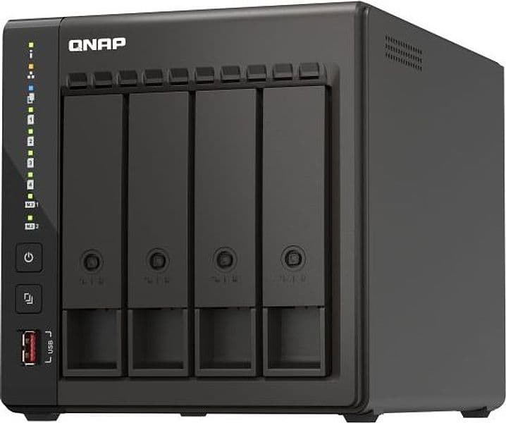 Qnap ts-453e nas tower intel® celeron® j6412 8 gb 0 tb qnap qts nero - TS-453E-8G