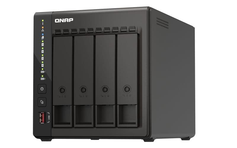 Qnap ts-453e nas tower intel® celeron® j6412 8 gb 0 tb qnap qts nero - TS-453E-8G