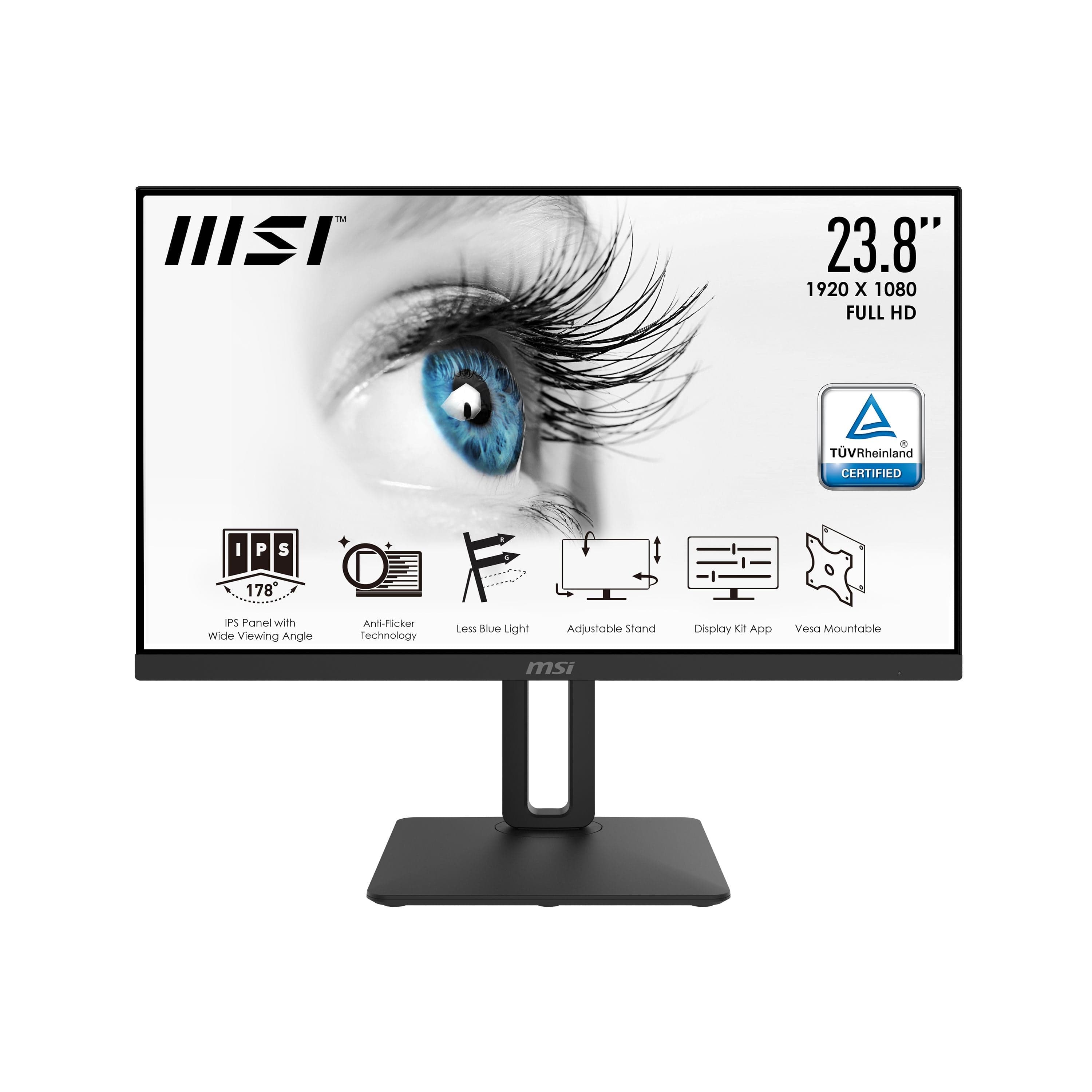 Msi pro mp2412 monitor pc 60,5 cm (23.8\") 1920 x 1080 pixel full hd lcd nero in eWeki - Napoli, commercioVirtuoso.it