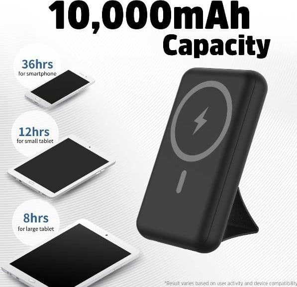 Wireless powerbank stand + charger - QM10002PQ-BK
