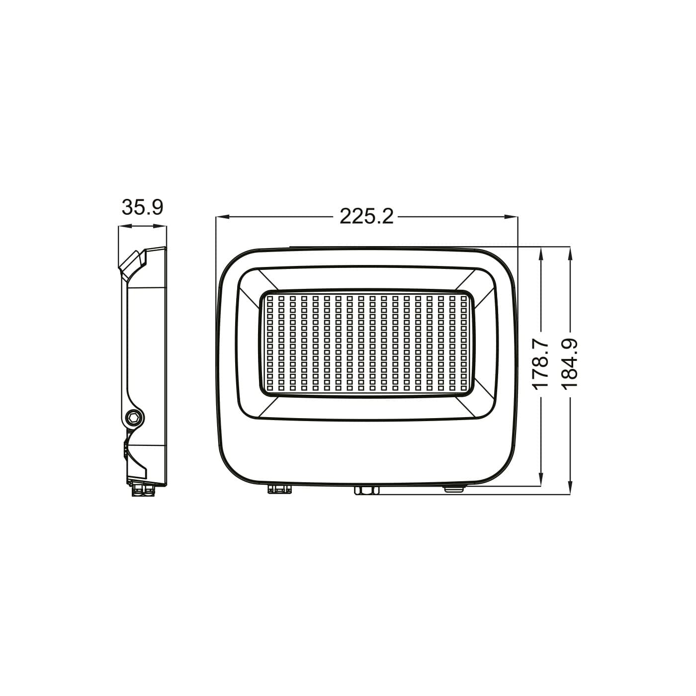 Alca Power LX100-PRO proiettore led da 100W a 220-240V temperatura di colore e flusso luminoso regolabile in Luci notturne per bambini Aloiserw.com - Altomonte, commercioVirtuoso.it