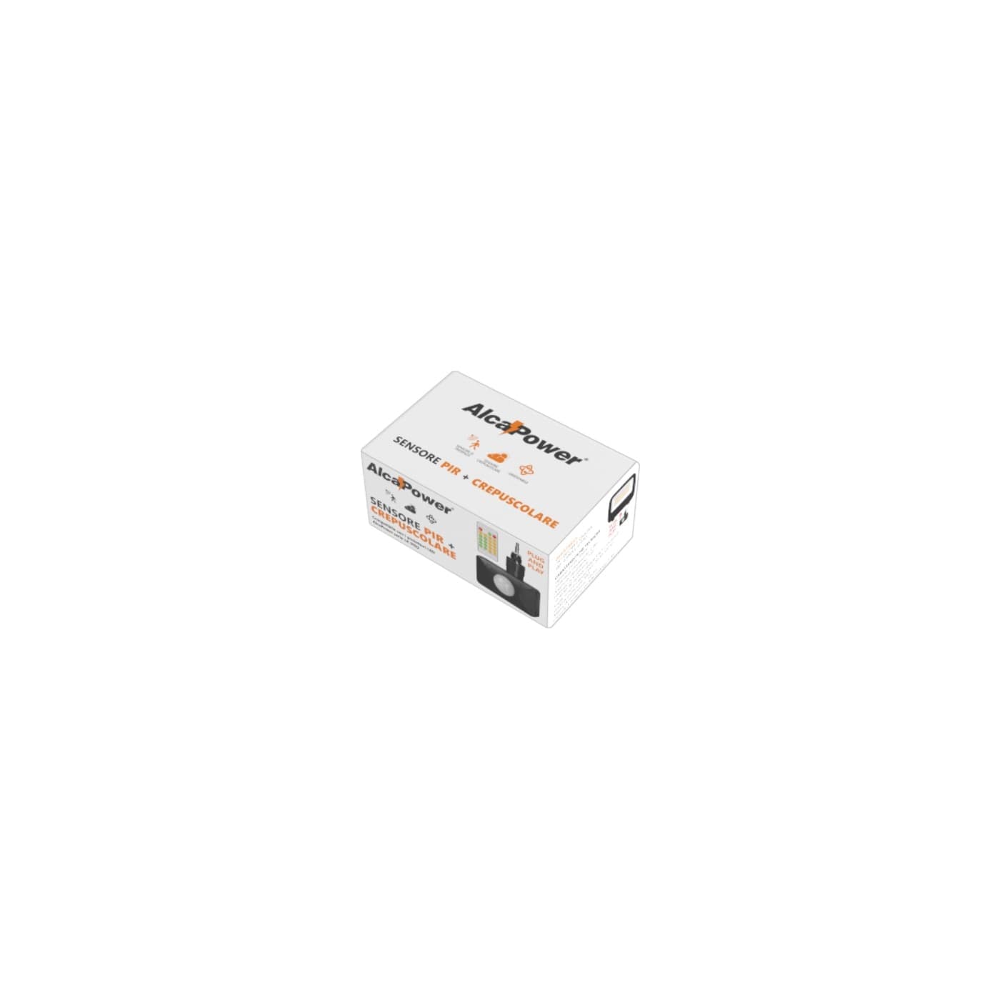 Alca Power sensore PIR PRO + crepuscolare con telecomando in Rilevatori di movimento Aloiserw.com - Altomonte, commercioVirtuoso.it