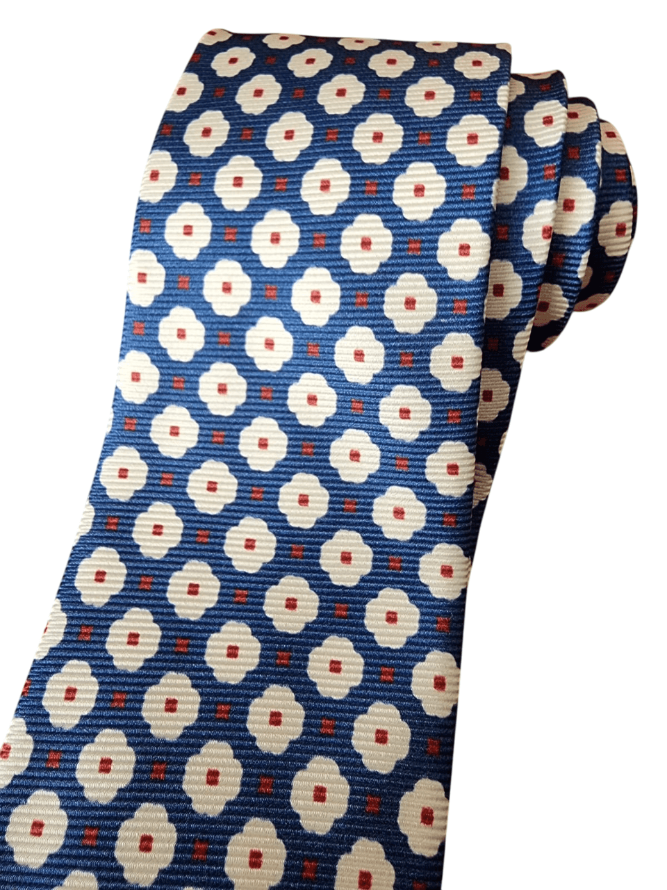 Cravatta uomo Barba Napoli - Blu floreale in Cravatte Couture - Sestu, commercioVirtuoso.it
