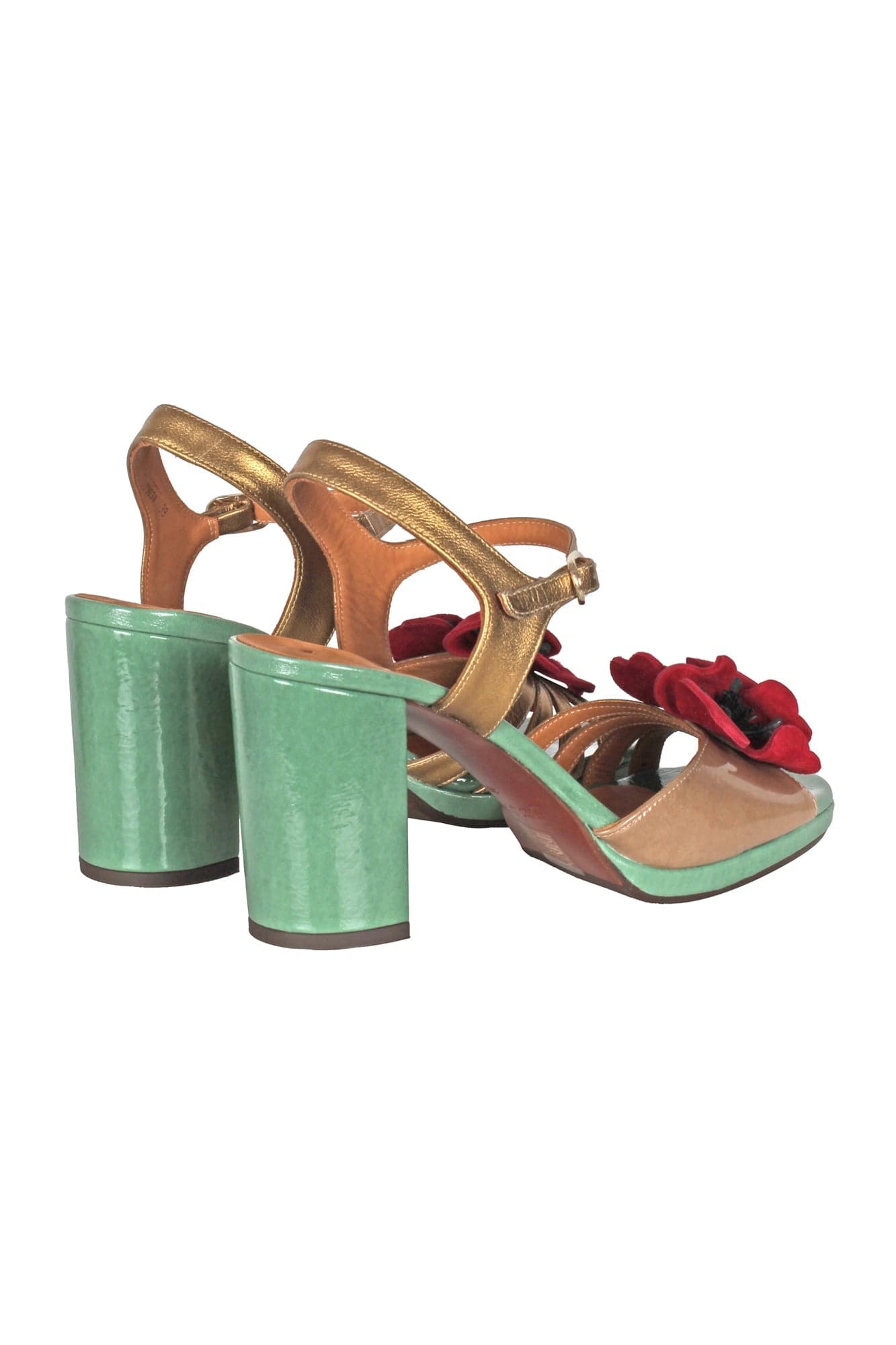 CHIE MIHARA Chie Mihara - Sandali - 451137 - Verde/Oro da donna in Scarpe col tacco Drestige - Casamassima, commercioVirtuoso.it
