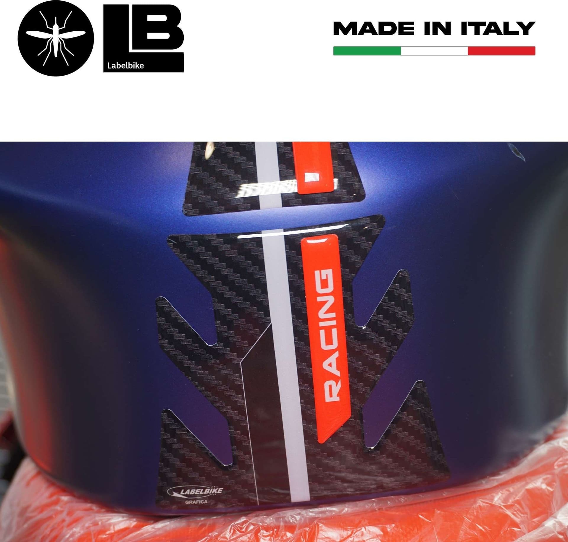 Adesivo 3D Protezione Paraserbatoio compatibile con Aprilia RS 660 2020-2023 in Decalcomanie adesivi e magneti LabelBike - Bibbiano, commercioVirtuoso.it