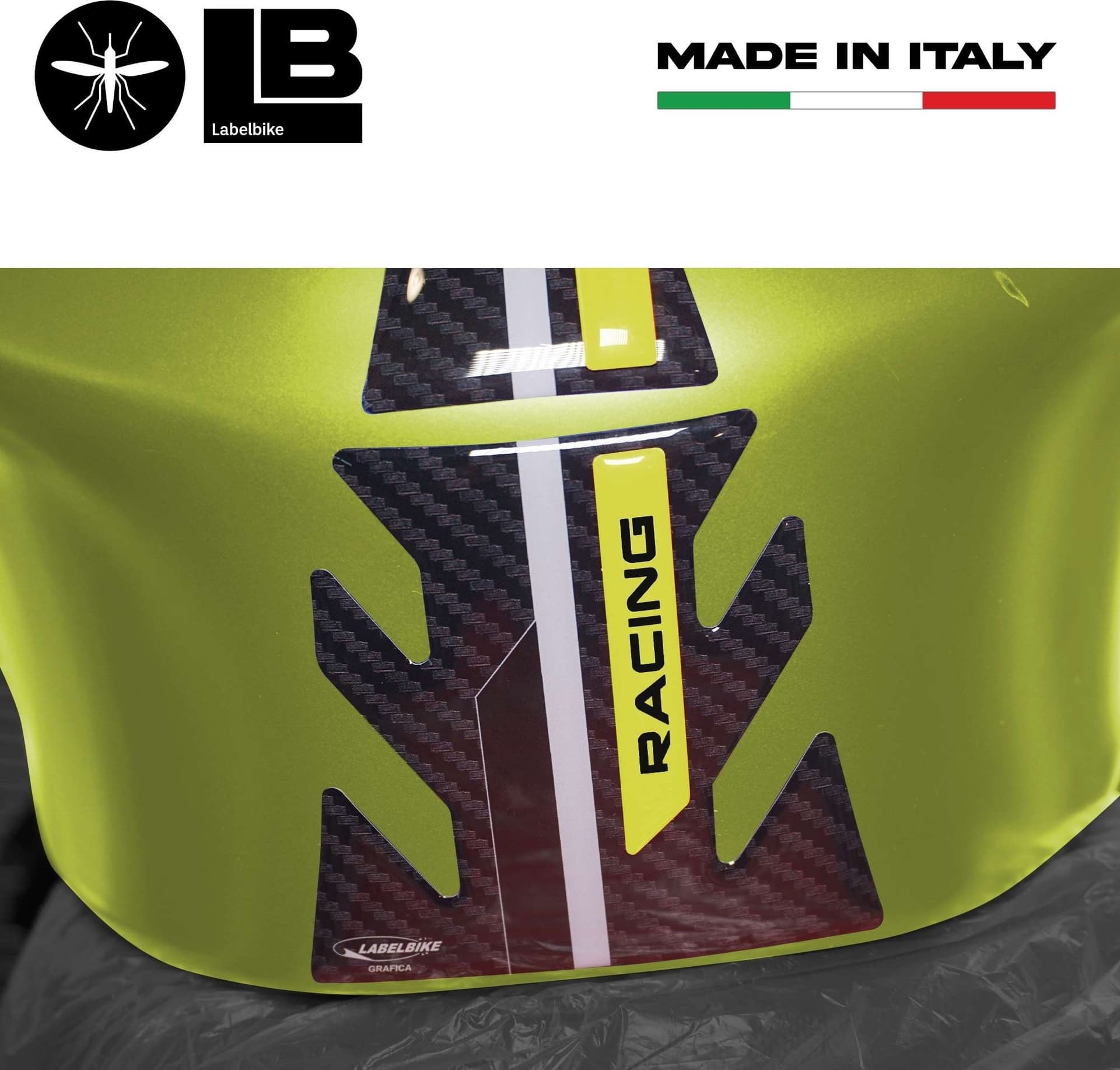 Adesivo 3D Protezione Paraserbatoio compatibile con Aprilia RS 660 2020-2023 in Decalcomanie adesivi e magneti LabelBike - Bibbiano, commercioVirtuoso.it