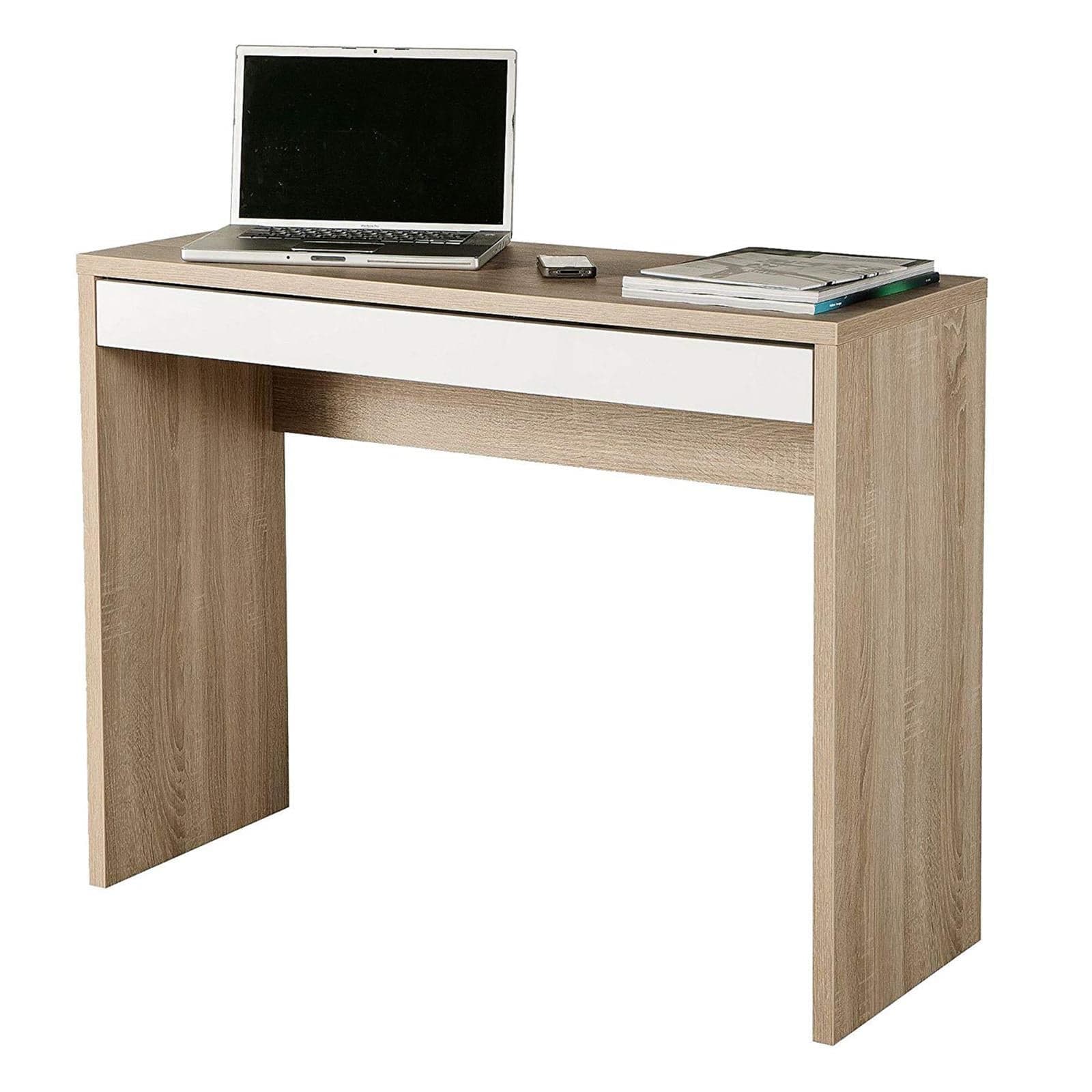 Scrivania da ufficio e cameretta con 1 cassetto postazione porta pc 100 cm "Made in Italy" in Postazioni di lavoro per computer Decor Space - Altamura, commercioVirtuoso.it