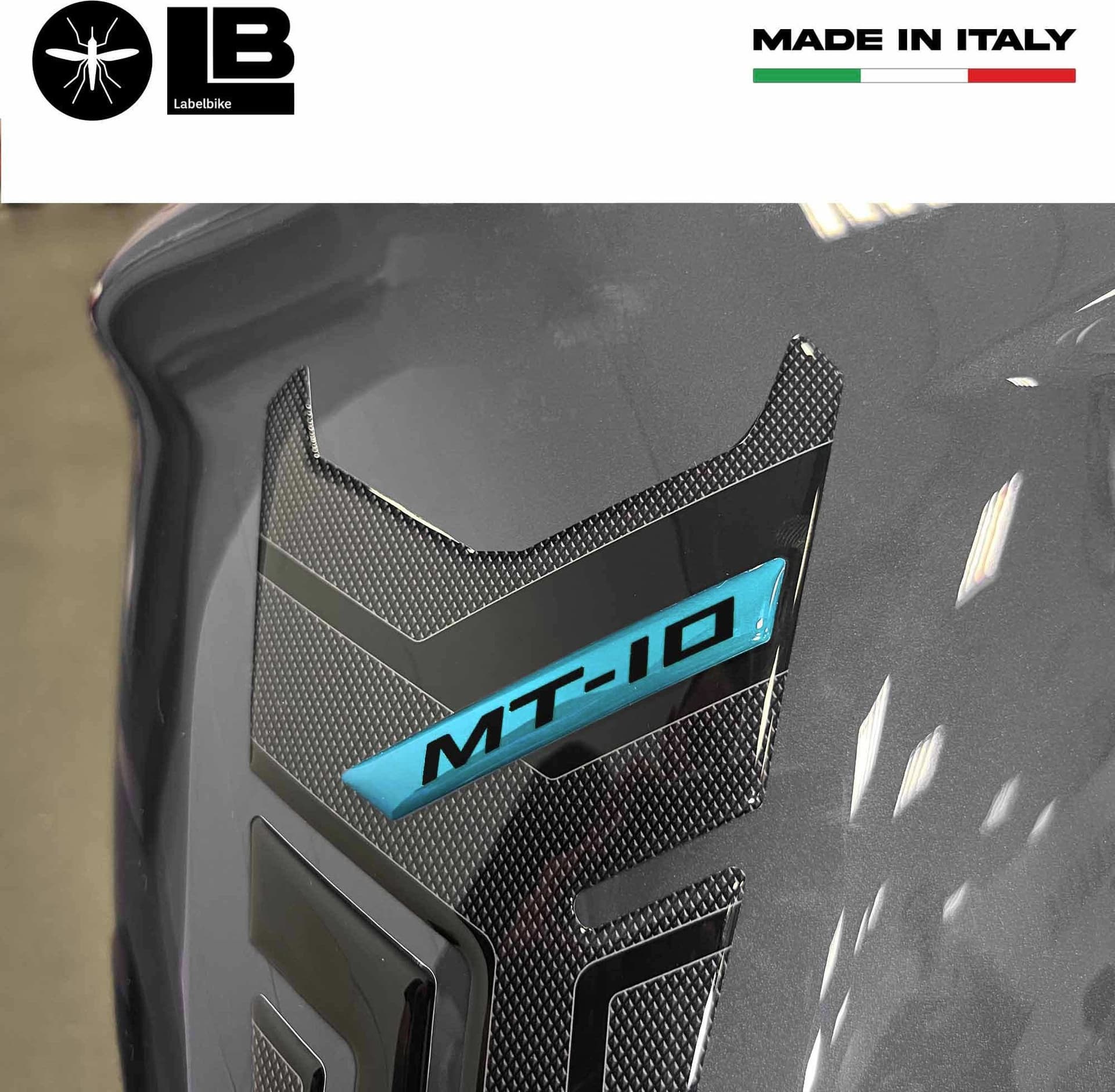Adesivo 3D Protezione Paraserbatoio moto compatibile con Yamaha MT-10 SP 2022-23 in Decalcomanie adesivi e magneti LabelBike - Bibbiano, commercioVirtuoso.it